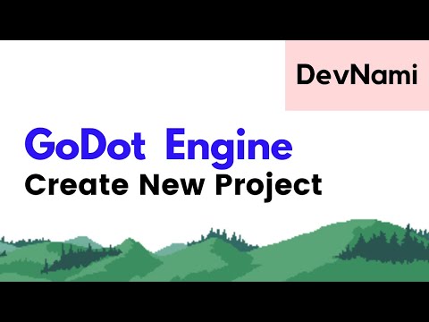 GoDot Engine How to Create New Project