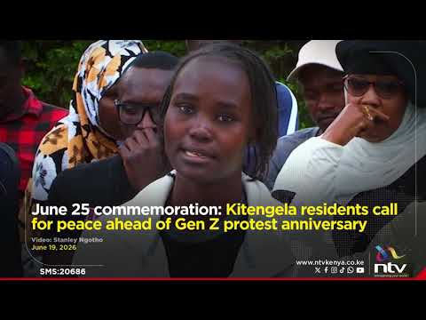 June 25 commemoration: Kitengela residents call for peace ahead of Gen Z protest anniversary