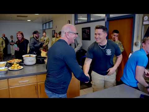 Robert Irvine Foundation Peterson Space Force Base Visit