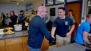 Robert Irvine Foundation, Peterson Space Force Base Visit