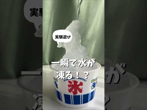 水の上を歩く？表面張力の魔法