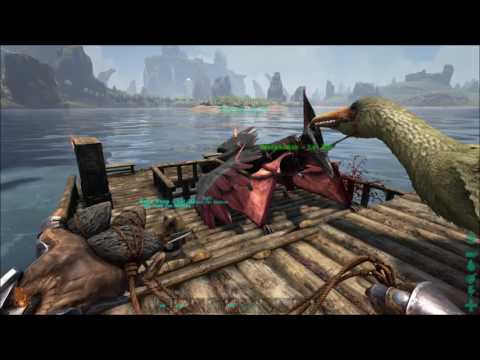 ARK TAMING A PELAGORNIS! Ark Survival Evolved