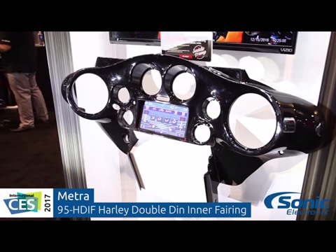 Metra 96-13 Harley-Davidson Inner Fairing for Double Din Car Stereo | CES 2017