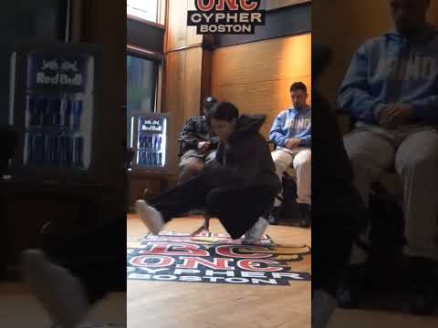 on her Way to 🗽Marie (Dangerous Mindz) takes #redbullbcone Cypher Boston