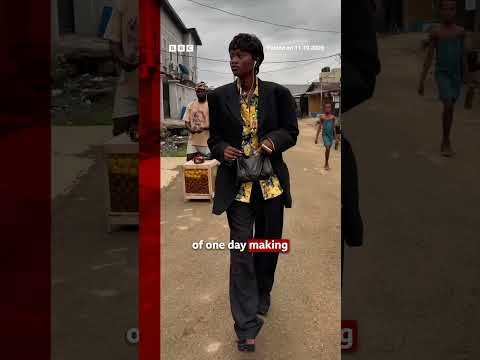 Lagos street model Rachel Ojuromi who made it to Chanel's Runway. #BBCNews
