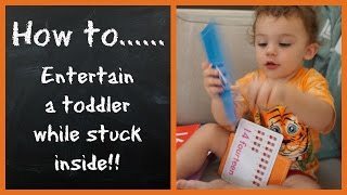HOW TO ENTERTAIN A TODDLER!!! | Vlogust Day 9