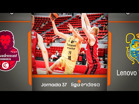 Resumen Casademont Zaragoza 60 - Lenovo Tenerife 91 (J37)