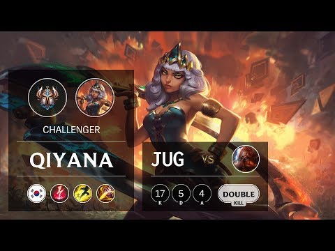 Qiyana Jungle vs Gragas - KR Challenger Patch 9.17
