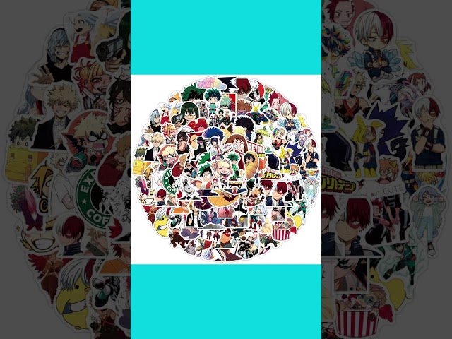 Vídeo relacionado con My Hero Academia Paquete de Pegatinas para Portátil 50 Piezas, Pegatina Unicas y Geniales, Botella de Ggua, Portátil, Guitarra, Monopatín, Viaje, Pegatinas para Niños