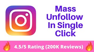 How to Mass Unfollow/Follow on Instagram?
