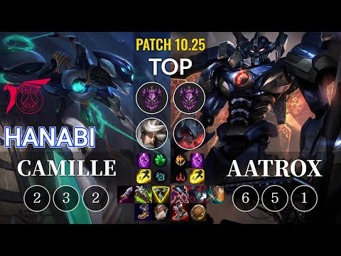 TLN Hanabi Camille vs Aatrox Top - KR Patch 10.25
