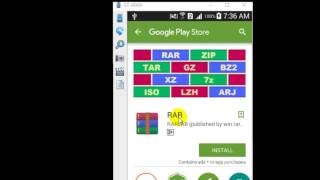 How to open rar file in android phone