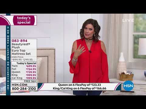 Beautyrest Plush Euro Top Mattress Set with 9" Foundatio...