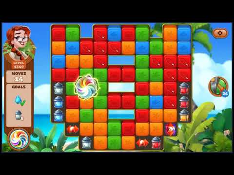 Lost Island Blast Adventure Level 1349 - NO BOOSTERS 🏝️ | SKILLGAMING ✔️