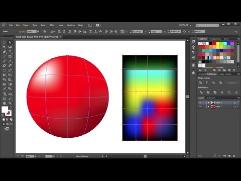 How To Use the Mesh Tool in Adobe Illustrator | Part 1 - Basic Shapes
