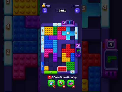 Block Out Level 186 Solution Walkthrough