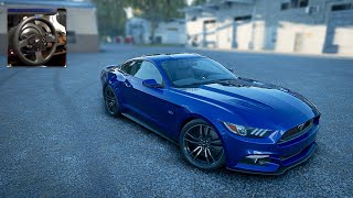 Get Behind the Wheel: 800HP Ford Mustang GT Fastback Steering Wheel Action