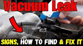 Vacuum Leak vs Bad Sensor? Signs and symptoms of a car vacuum leak & how to seal leak