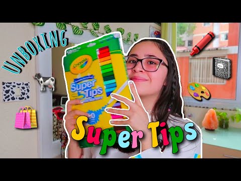 UMBOXING CRAYOLA SUPER TPS 50 🧚🏻‍♀️🖍 Soy Mich Blogs