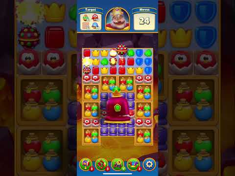 Royal Match Level 3641-3643 with Super Light Ball 👑👑👑🤩