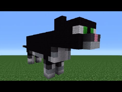 Minecraft Tutorial: How To Make A Cat Statue