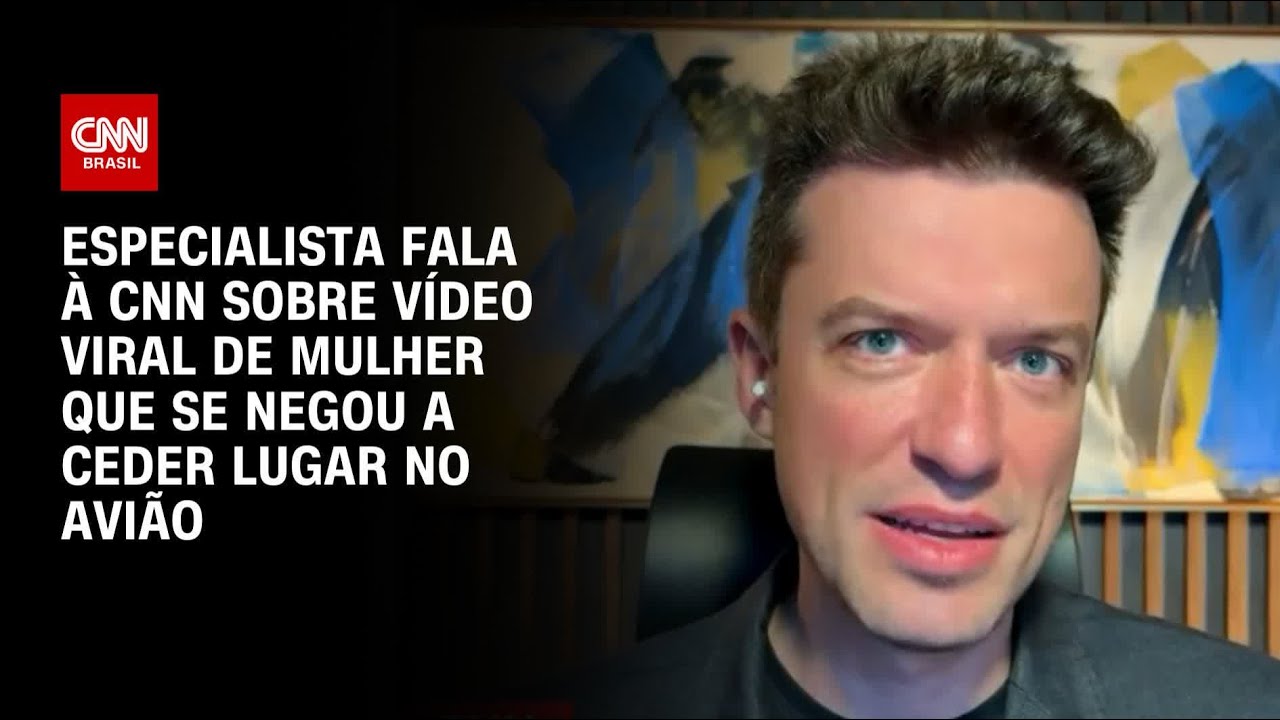 Especialista fala à CNN sobre vídeo viral se mulher que se negou a ceder lugar no avião | CNN 360º