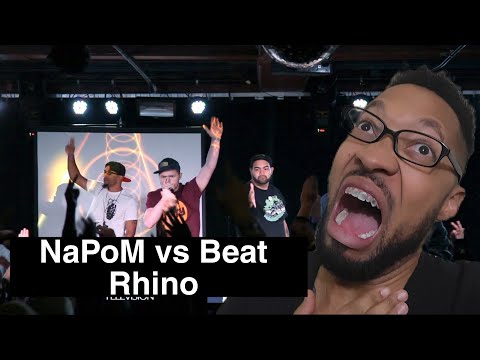 Beat Rhino vs NaPoM / Quarter Finals - American Beatbox Championships 2014[REACTION]