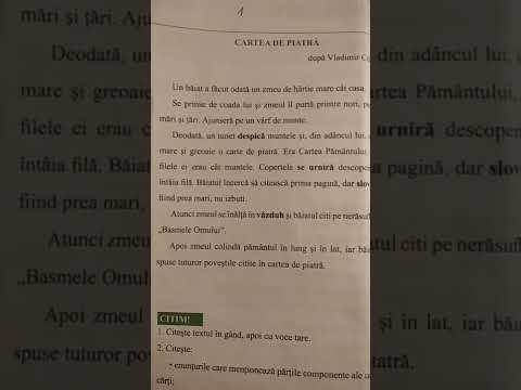 Cartea de piatra (după Vladimir Colin) (clasa a II-a), Manual CLR 2018, EDP