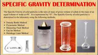 Determination of Specific Gravity of Soils | Hindi | Lec-21 | Geotechnical Engineering |