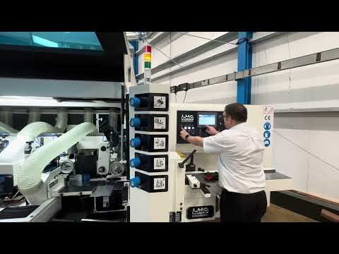 Leadermac Compact 6 Head Planer Moulder Demo