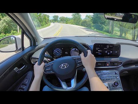 2021 Hyundai Santa Fe Hybrid Limited - POV Test Drive (Binaural Audio)