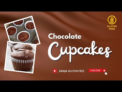 Simple Gluten-Free Chocolate Cupcakes | Gluten Free Recipe by Zaiqa Gluten Free