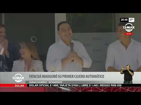 Tatacuá inauguró su primer cajero automático - Sergio Ramírez