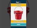 bucket (noun) - definition and usage in English