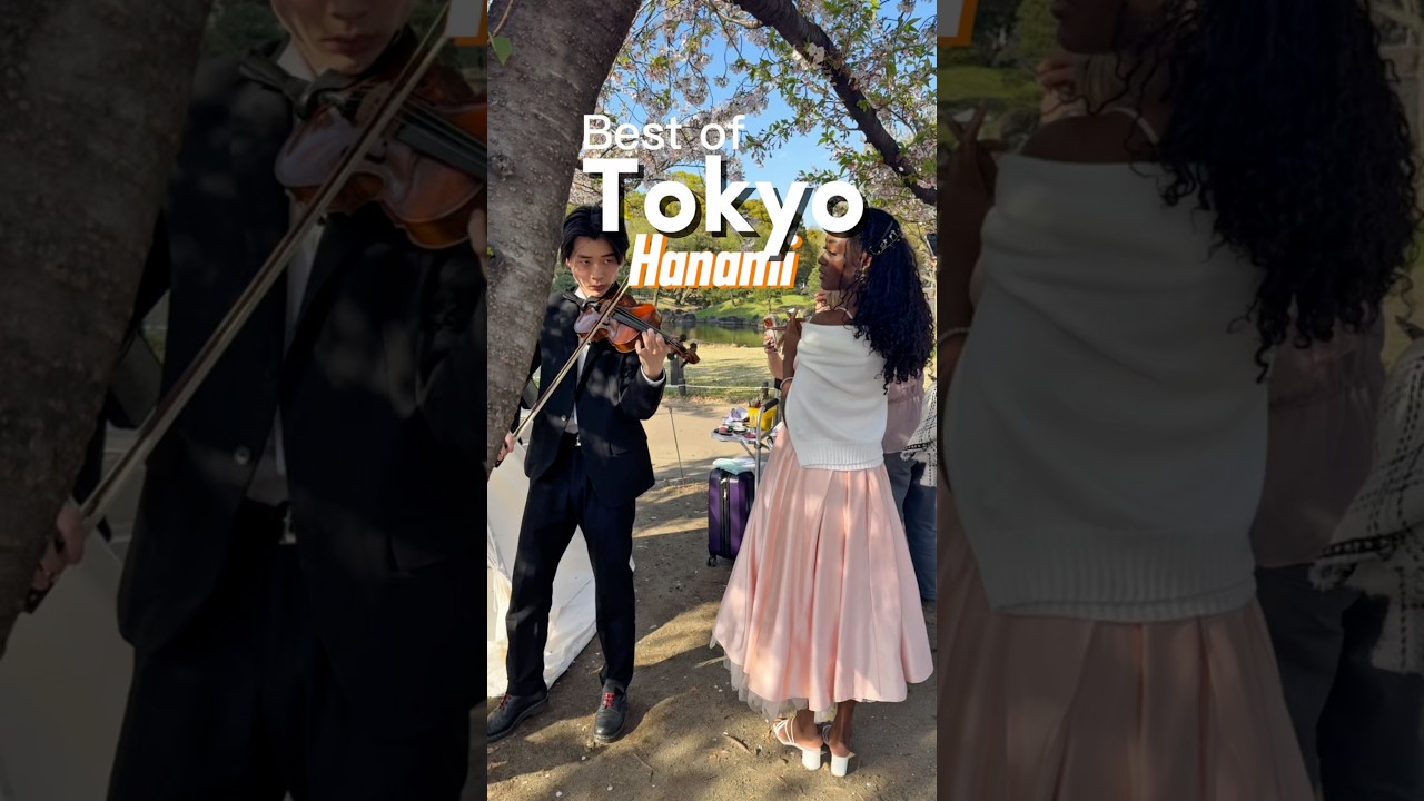 Best of Tokyo Hanami 2026 🥹🌸🤎🎻🧺 surrounded with high feminine energy. #community #tokyohanami