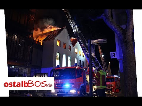 [GROSSBRAND IN AALENER INNENSTADT] Feuer wütet im Enchilada und Kubus