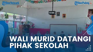 Wali Murid Datangi SD Negeri 10 Sungai Sapih, Minta Anaknya yang Belum Divaksin Belajar Tatap Muka