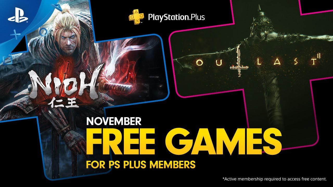 November’s Free PS Plus Games: Nioh and Outlast 2