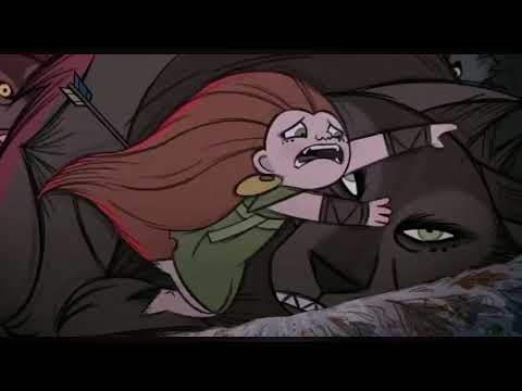 Wolfwalkers: Robyn’s father shoots Mebh’s mother