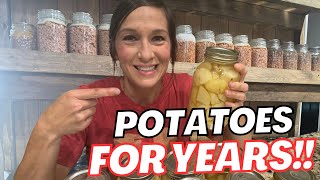 Make Potatoes Shelf Stable | EASY Step by Step