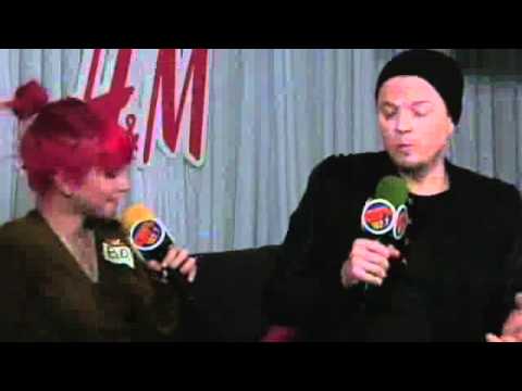 B.o.B and Hayley Williams Interview at Jingle Ball 2010