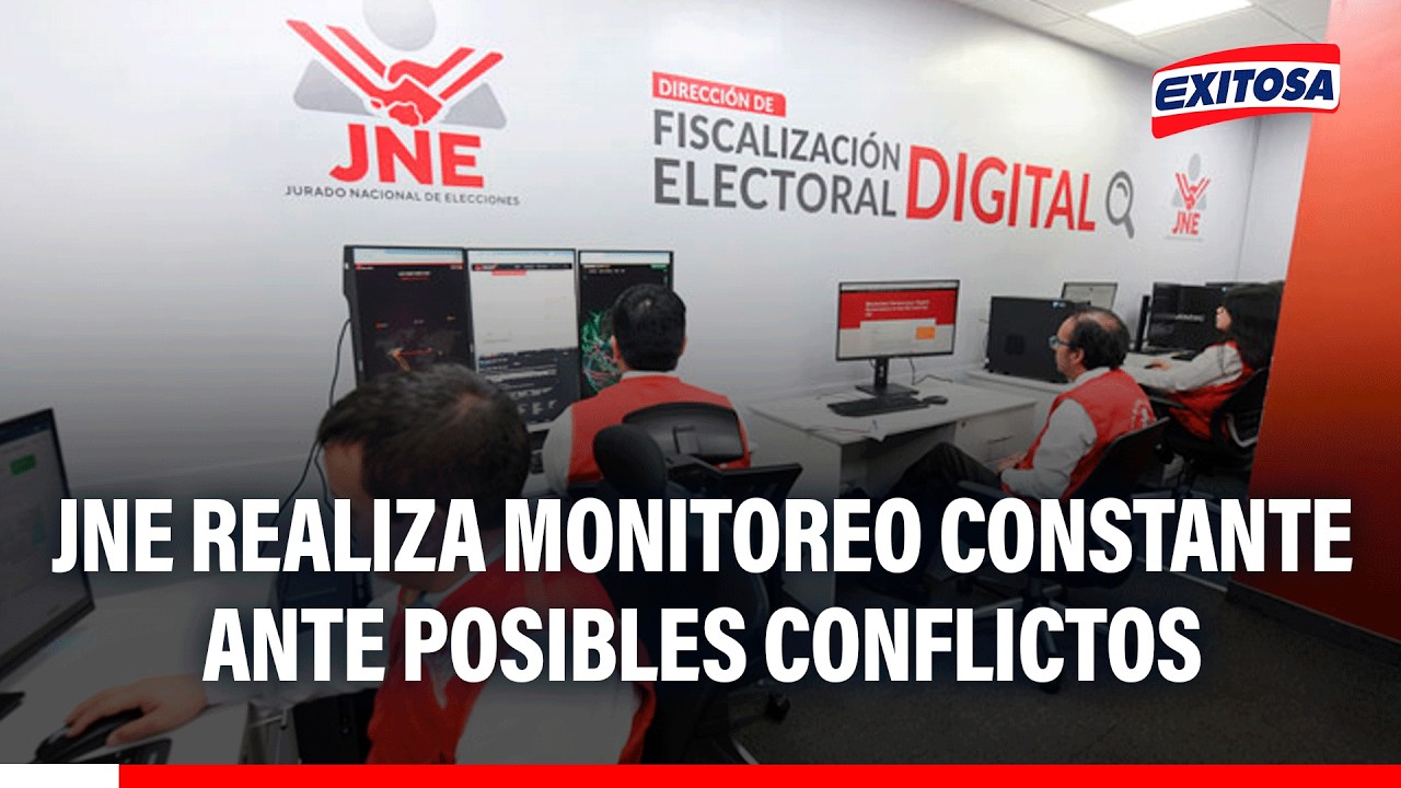🔴🔵 JNE realiza monitoreo constante ante posibles conflictos de cara a elecciones