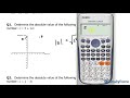 Finding the absolute value of complex numbers
