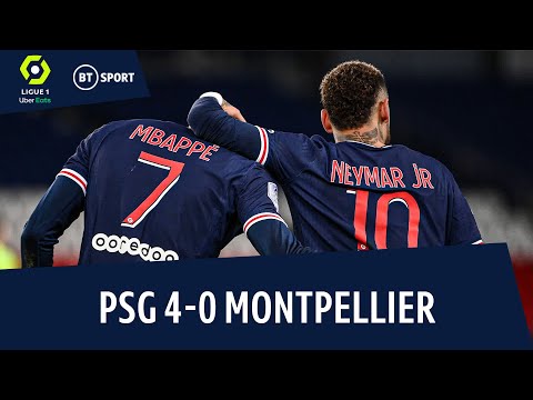 PSG vs Montpellier (4-0) | Mbappe double for Pochettino's side | Ligue 1 Highlights