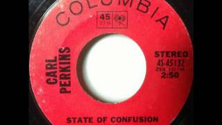 Carl Perkins - State Of Confusion (Promo) (1970) 45 RPM Columbia