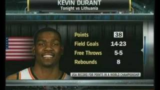 kevin durant - Mike Krzyzewski - Team Usa - Stephen Curry - carmelo anthony - lituanie - serbie - france