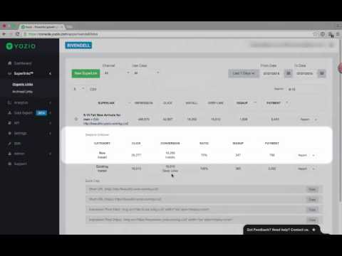 Deep Link Drill Down Metrics