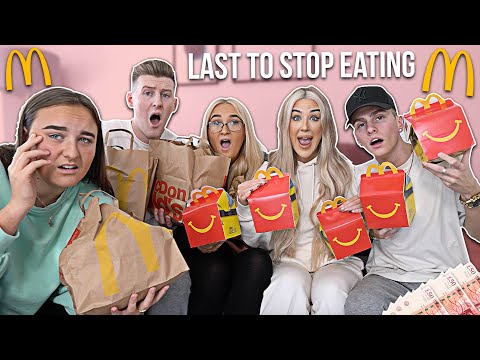 Last to STOP Eating MCDONALDS Wins £1,000 - Challenge *VS YOUTUBERS*