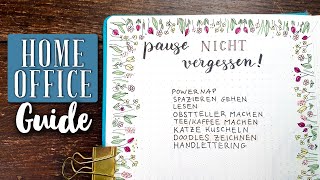 Bullet Journal für die Arbeit: Home Office Organisation
