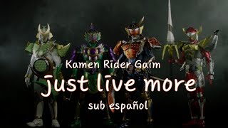 Download lagu Just Live More //sub español// Kamen Rider Gaim || Opening mp3